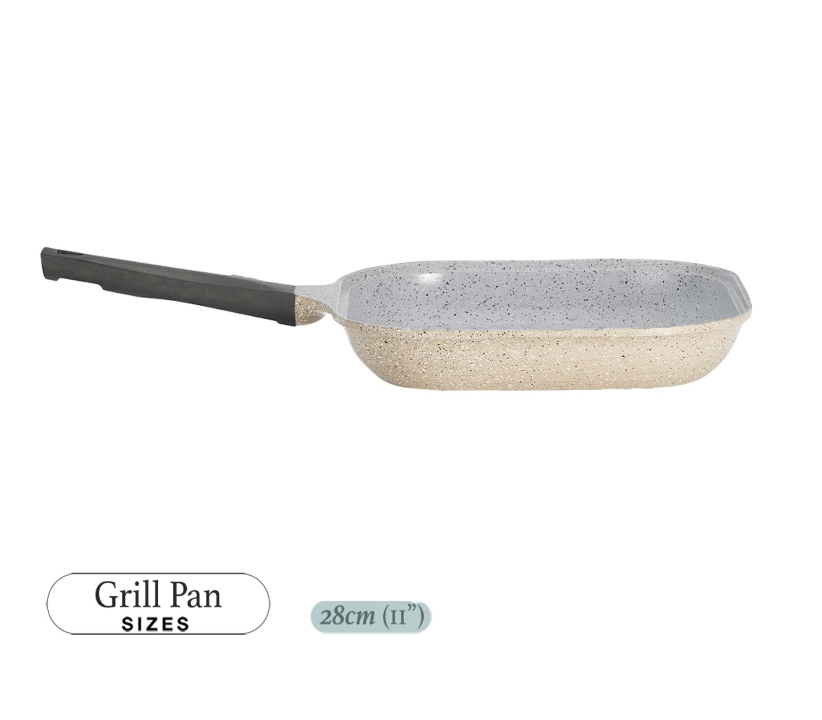 Lahoya Chocolate Marble 17-Piece Cookware Set  Premium Nonstick Granite Cookware with Matching Marble Lids and Complete Kitchen Utensil Set